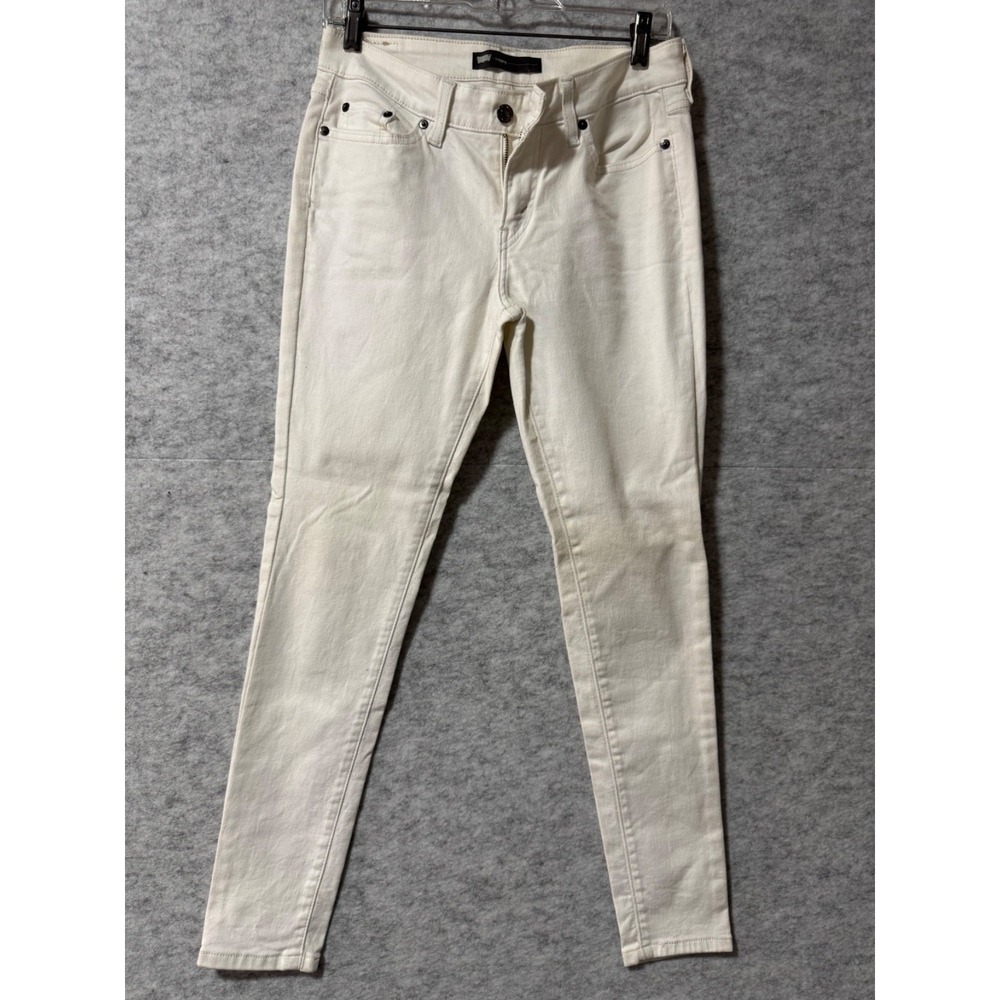 Levis Legging Womens Jeans Size 29x30 White Skinny Stretch Denim 11997-0146